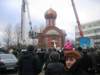 Всё готово history people many rus russia moscow 2005 россия москва кузьминки нижегородская рязанка Обретение крест православие церковь храм церковная служба апарышев