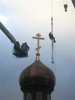 Подъём креста 7 history people many rus russia moscow 2005 россия москва кузьминки нижегородская рязанка Обретение крест православие церковь храм церковная служба апарышев