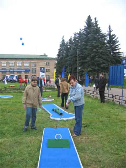 Минигольф 2 sport spartakiada vtb people many rus russia moscow 2004 history россия москва внешторг банк спорт спартакиада апарышев