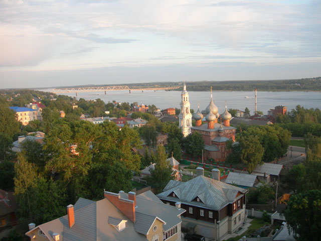 Кострома, вид с птичьего полёта №2. Апарышев.